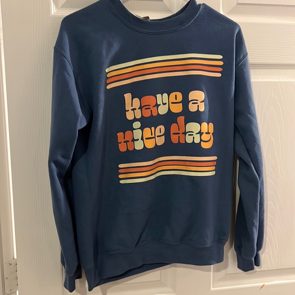 S Gildan Have a Nice Day Sweatshirt